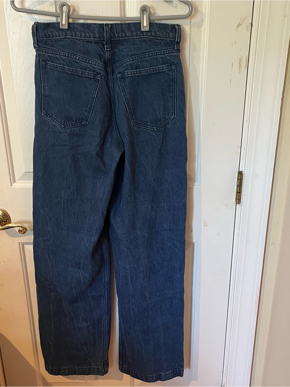 Abercrombie & Fitch Mid Rise Wide Leg Jeans Women’s Size 24 (00) Medium Wash - Picture 2 of 6